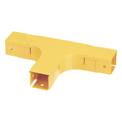 Conector en T horizontal PANDUIT FT2X2LYL para FiberRunner 2x2