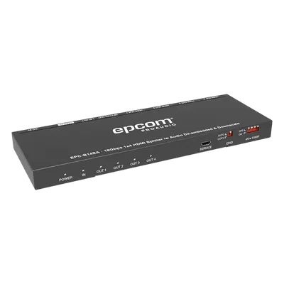 Splitter HDMI EPCOM PROAUDIO EPC-B14SA 1x4 con extracción de audio