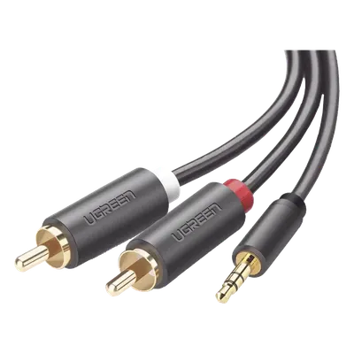 Cable de audio UGREEN 10512 de 3.5 mm a 2 RCA, 3 metros