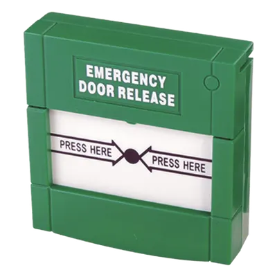 Botón de emergencia AccessPRO PROGLASSG con cubierta enclavada