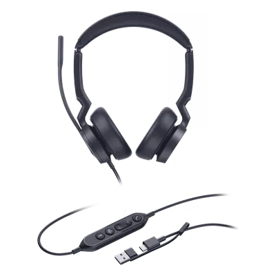Auriculares YEALINK UH46 Dual para Teams con USB-C y USB-A