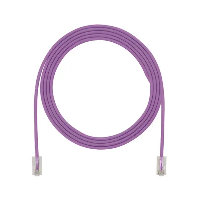 Cable de Parcheo / Cat6A / 28AWG / CM-LSZH / 0.30m (1 pie) / UTP / Violeta