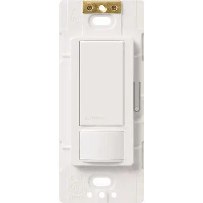 Apagador con Sensor de Ocupación PIR / 6 A / 120-277 V / 81 m² (871.9 ft²) / 180° / Sin Neutro / LED CFL Incandescente