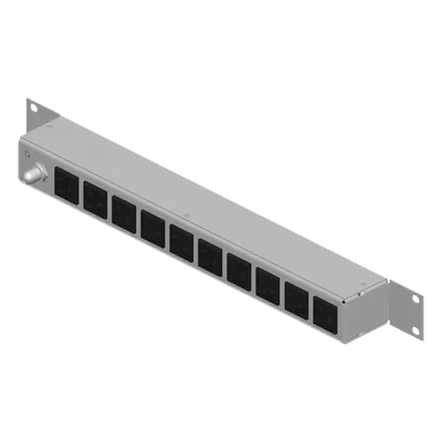 PDU horizontal LINKEDPRO HTCM-1U-10CW con 10 tomas para rack