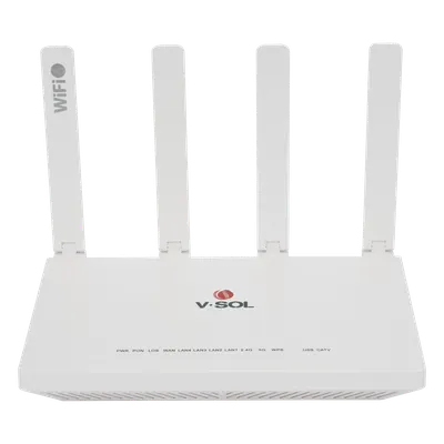 ONU V-SOL V2804-AX15T con Wi-Fi 6 AX1500 y CATV