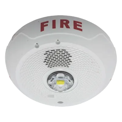 Sirena con Estrobo LED System Sensor PC2WLED, 2 hilos y candela seleccionable 15-177 cd