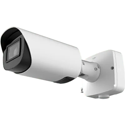 Cámara AI Motorized Pro Bullet Plus Network / 4K 60fps / Lente Motorizado 2.8~12mm P-Iris / Sony STARVIS 2 / Super WDR 140dB / IR 80m / IP67+IK10 / Almacenamiento 1TB / VCA 2.0 / NDAA