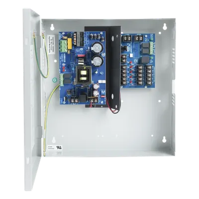 Fuente de poder ALTRONIX AL-600-ULM con respaldo y 5 salidas PTC
