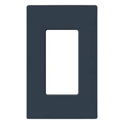 Placa de pared Lutron SC1DE screwless de 1 espacio en Deep Sea