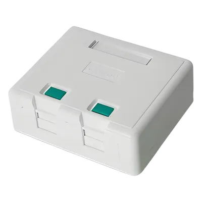 Caja de pared LINKEDPRO LP-WP-06 para 2 módulos Keystone