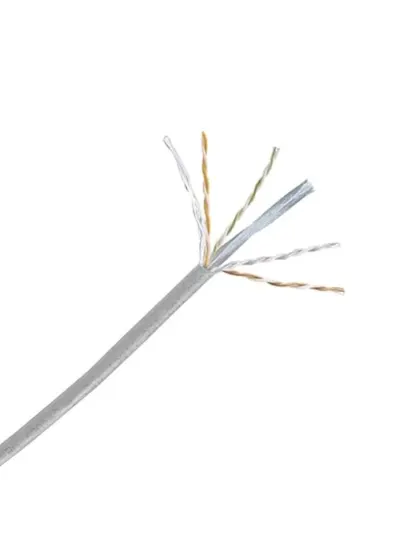 PANDUIT NUC6C04IG - Bobina de Cable UTP 100% cobre, NetKey / Caja con 1,000 Pies (305 metros) / 4 pares / 24 AWG / Categoría 6 / Gris