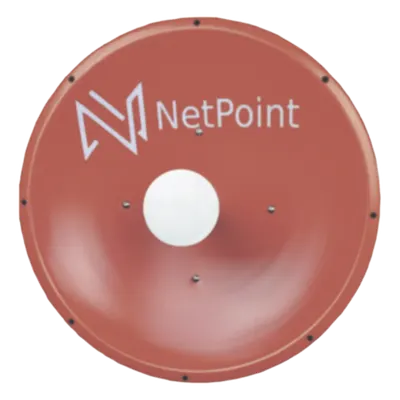 Antena Direccional / 4 ft (1.2 m) / 4.9-6.4 GHz / Ganancia 37 dBi / Polarización Dual Slant 45° y 90° / Resistente a Ambientes Salinos