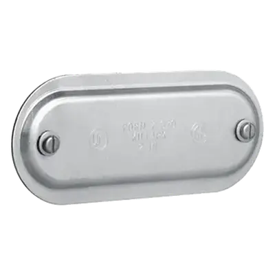 Tapa de Aluminio para Condulet Ovalada / 1" / NEMA 3 / 11.0 cu.in / Cobre-Free / Acero Inoxidable 316
