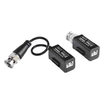 Kit de Transceptores (Baluns) con TERMINALES TIPO TORNILLO, Resolución 4K, Cable flexible COAXIAL Blindado  / COAXITRON / AUDIO POR COAXITRON / Menu OSD /Conector 100% COBRE / Calidad PREMIUM