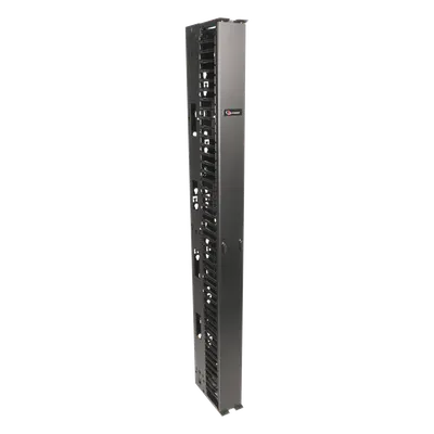 Organizador Vertical Sencillo / 45UR / Acero Laminado en Frío 16AWG / 6in (152mm) Ancho / Alta Densidad
