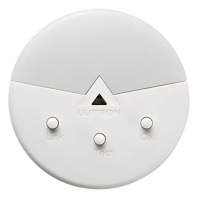 Sensor de Luz Natural Inalámbrico / Rango 0-1600 lx / Alcance 18 m (59.1 ft) en Línea de Vista / Montaje en Techo / Batería 10 Años