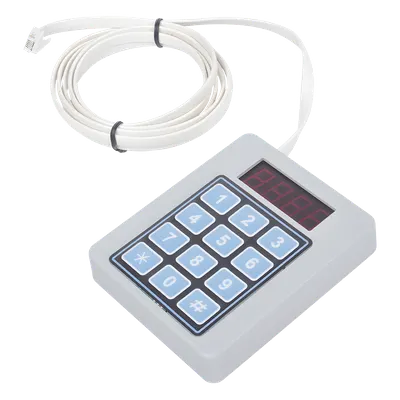 Teclado programador / Retroiluminado 7 colores / USB 2.0 / Diseño ergonómico / Compatible con control de acceso