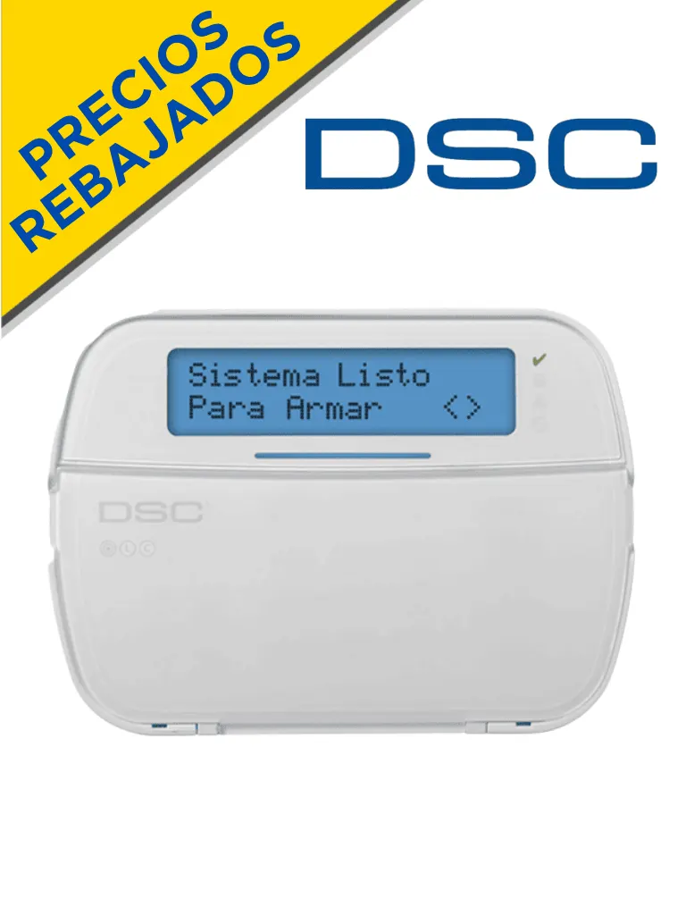 Teclado LCD cableado DSC HS2LCD N de 32 caracteres para NEO