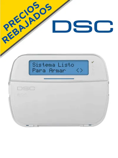 Teclado LCD cableado DSC HS2LCD N de 32 caracteres para NEO