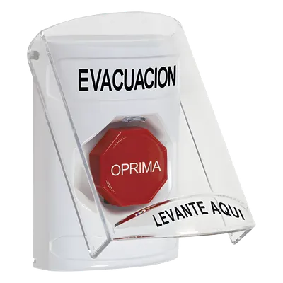 Botón de evacuación STI SS2322EV-ES con restablecimiento mediante llave