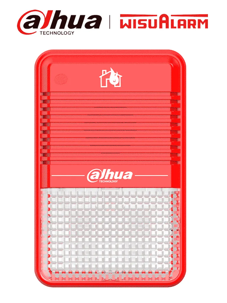 Sirena Estrobo DAHUA DHI-HY-C151 con Sonido de 75 dB y Normativa EN54
