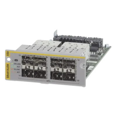 Módulo de Expansión / 8 Puertos 10GbE SFP+ / 10 Gbps por Puerto / Compatible con AT-SBx81XLEM