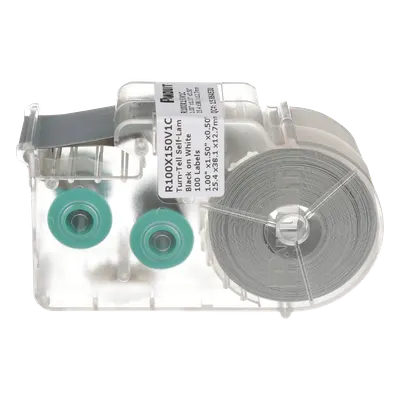 Casete de Etiquetas Autolaminadas / Rotación 360° / 100 Unidades / 5.5 a 7.1 mm (0.22 a 0.28 in) / 10-6 AWG / -40°C a 93°C