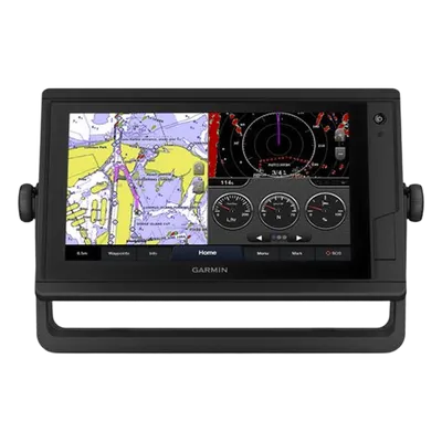 Chartplotter Náutico / 9" WSVGA Táctil / 1024x600 px / GPS+GLONASS 10 Hz / IPX7 / 10-32V DC / Compatible Sondas Garmin / Mapas BlueChart LakeVü