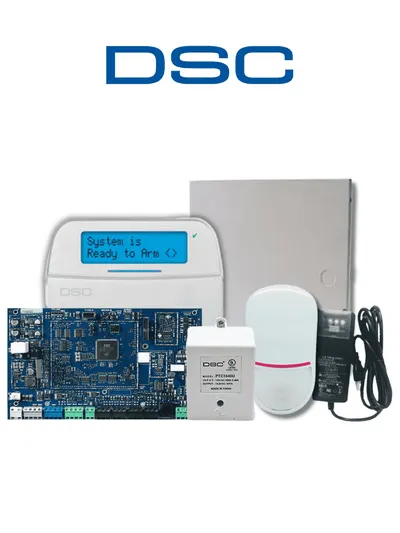 Sistema de alarma DSC KITDSCPROBASIC Pro de 32 zonas con comunicador IP