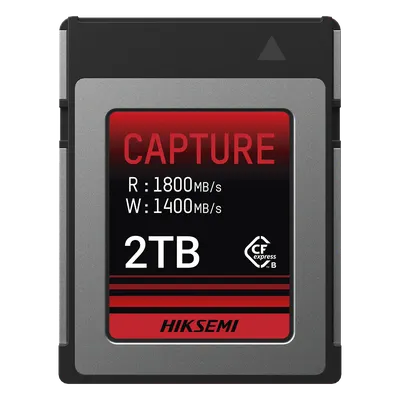 CFexpress Tipo B / 2 TB / 1800 MB/s Lectura / 1600 MB/s Escritura / PCIe Gen 3×2 / 3D TLC NAND