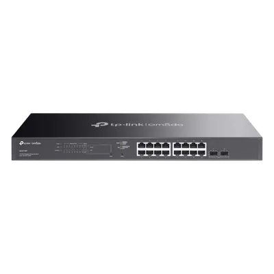 Switch PoE+ TP-Link SG2218P de 16 puertos con gestión Omada