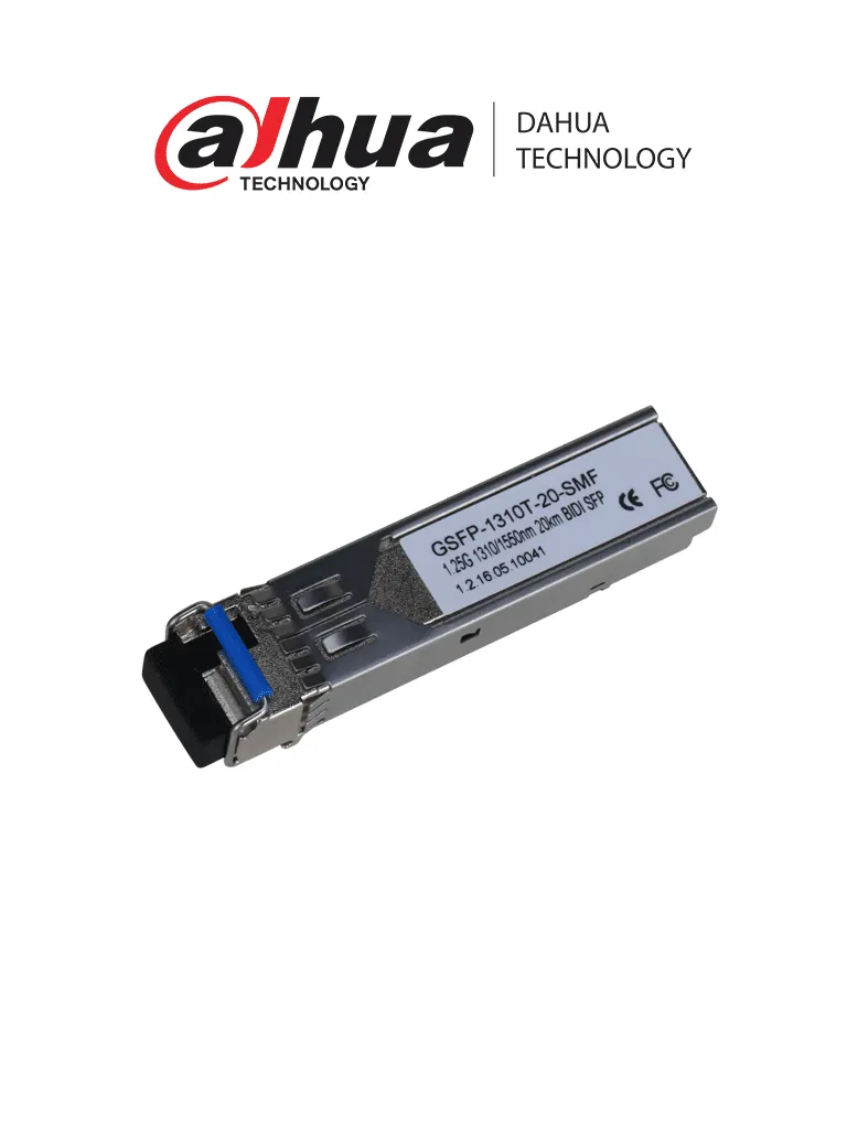 Módulo SFP DAHUA GSFP-1310T-20-SMF monomodo para enlaces de 20 km