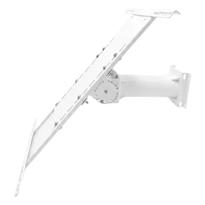 Soporte para Panel Solar / 300 W / Acero Galvanizado Q235 / Ajustable 15°-90° / Poste Ø140 mm / Resistencia ≥200 Horas Niebla Salina