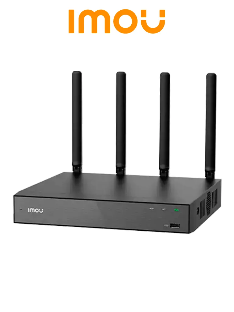 NVR Wi-Fi IMOU N110W para hasta 10 cámaras y disco de 16 TB