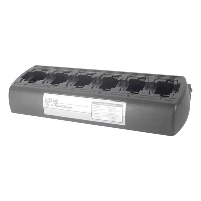 Multicargador de Escritorio / 6 Posiciones / Carga Simultánea / Baterías Ni-Cd, Ni-MH, Li-Ion, Li-Po / Entrada 100-240 VCA