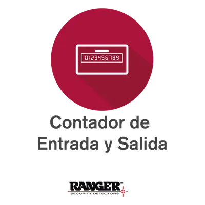 Contador de Entradas y Salidas / Sensor Infrarrojo Anti-Falsas Alarmas / Pantalla Remota 30 m / Conexión RJ45 LAN / Batería 8 Horas / Diseño Intemperie