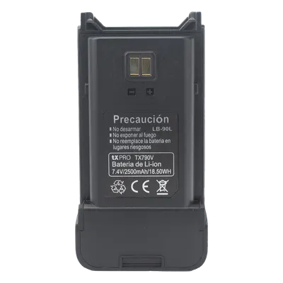 Batería Li-Ion / 2500 mAh / Conector USB-C / Para Radio Portátil / Diseño Compacto