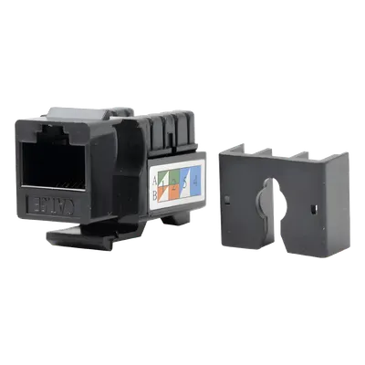 Módulo jack keystone LINKEDPRO LP-KJ-505-BK Cat5e negro