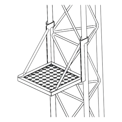 Plataforma de Descanso / Torre STZ35G / Diseño Ergonómico / Resistente a Clima Extremo / Instalación Rápida