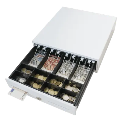 Cajón para efectivo MAKEN MK330 con apertura RJ12 y tamaño compacto