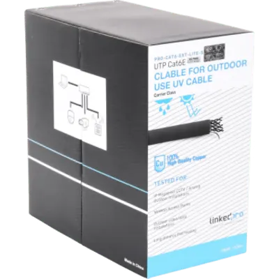Cable UTP Cat6 LINKEDPRO PRO-CAT-6-EXT-LITES-V2 para intemperie