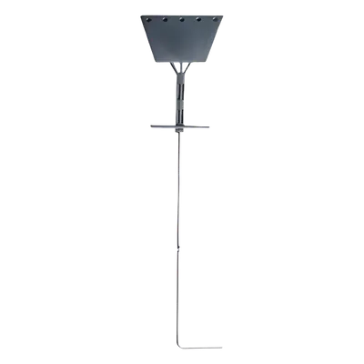 Ancla de Piso Tipo Paleta / Varilla 3/4" / Placa 1/2" (13 mm) / Longitud 195 cm (6.4 ft) / Galvanizado por Inmersión en Caliente / 22.5 kg
