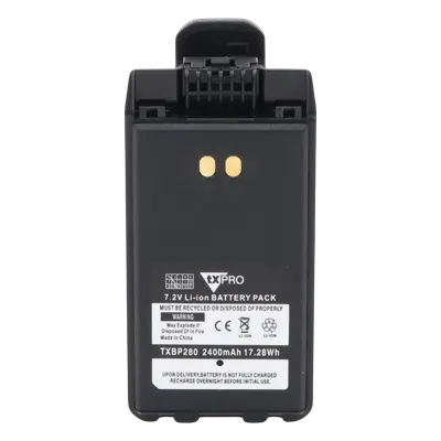 Batería para radio TX PRO TXBP280 de 2400 mAh con protección IP67