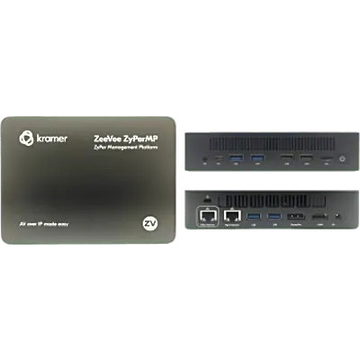 Plataforma de Gestión AV over IP | Linux Appliance NUC | Intel Alder-N Lake N100 | 8 GB DDR4 | 128 GB SSD | Dual Gigabit LAN | Soporte hasta 120 Encoders/Decoders | Incluye Fuente de Poder | VESA 75x75 y 100x100 mm | Dimensiones 17.40 x 12.80 x 3.6