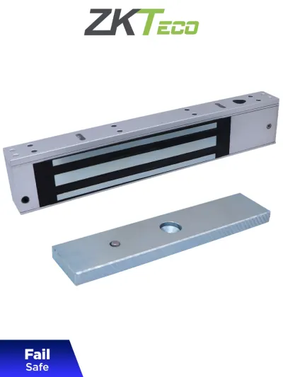 Cerradura magnética ZKTeco LM-2805 de 200 kg con indicador LED