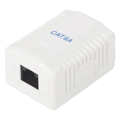 Caja de pared LINKEDPRO LP-WP-38-C6A Cat6A de un puerto