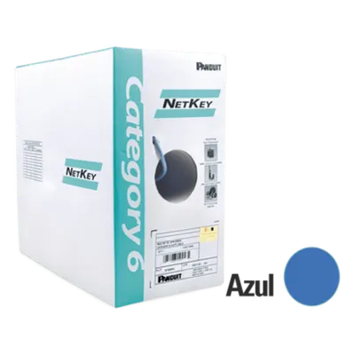 Bobina de cable UTP Cat 6 PANDUIT NUC6C04BU-ME de 305 m
