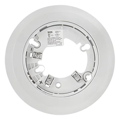 Base de 6" SILENT KNIGHT B210LP para detectores IDP y SK, instalación sencilla