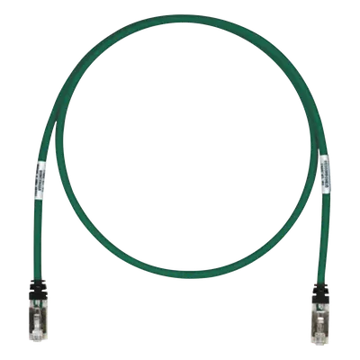 Patch Cord Cat6A / Blindado S/FTP / 7.62 m (25 ft) / CM/LS0H / 26 AWG / Verde