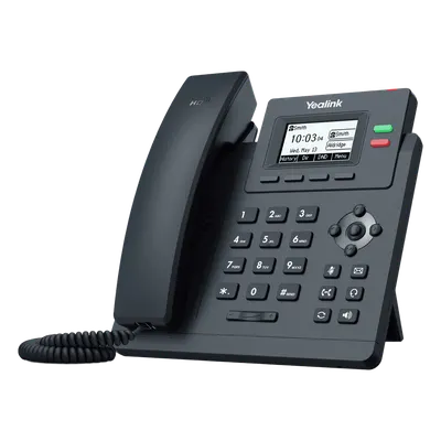 Teléfono IP Yealink SIP-T31P con PoE y voz HD para oficina